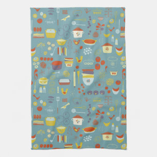 Keukenkeukenhanddoek voor de halverwege de eeuw theedoek