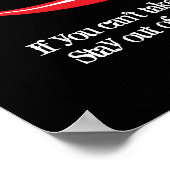 Keukenkeukenposter met rode Spaanse peper, grappig Poster (Hoek)