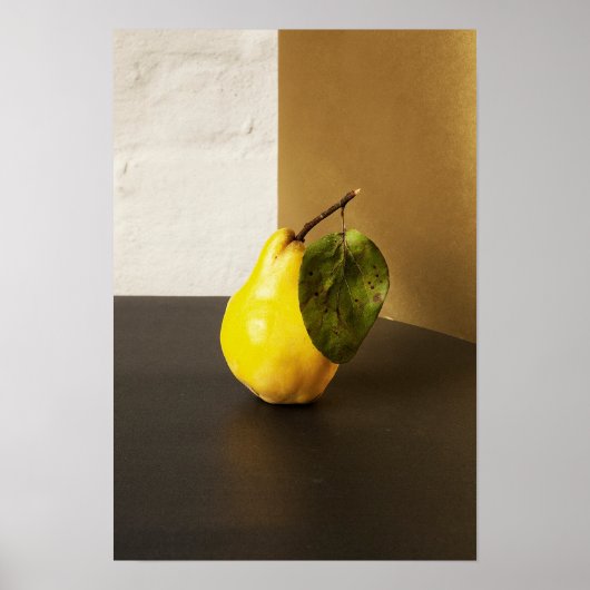 Keukenkeukenposter Pear still Life Poster (Voorkant)