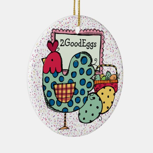 Keukenkip - SRF Keramisch Ornament (Rechts)