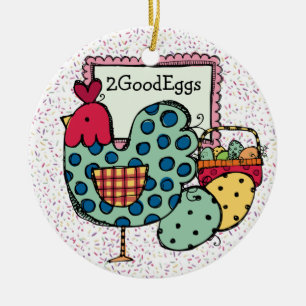 Keukenkip - SRF Keramisch Ornament