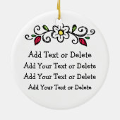 Keukenkip - SRF Keramisch Ornament (Achterkant)