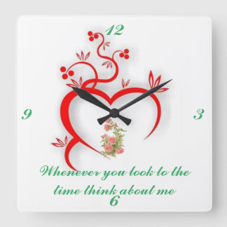 Keukenklok Vierkante Klok