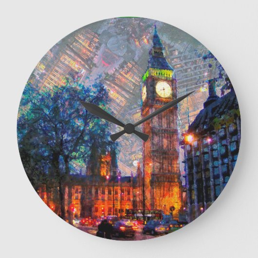 Keukenklokken -Big Ben Londen Grote Klok (Voorkant)