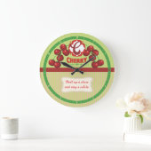 Keukenklokken voor eigen gebruik, kersen grote klok (Huis)