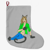 keukenknop grote kerstsok (Voorkant)