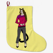 keukenknop grote kerstsok (Voorkant)