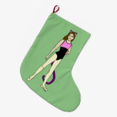 keukenknop grote kerstsok (Voorkant (Hangend))