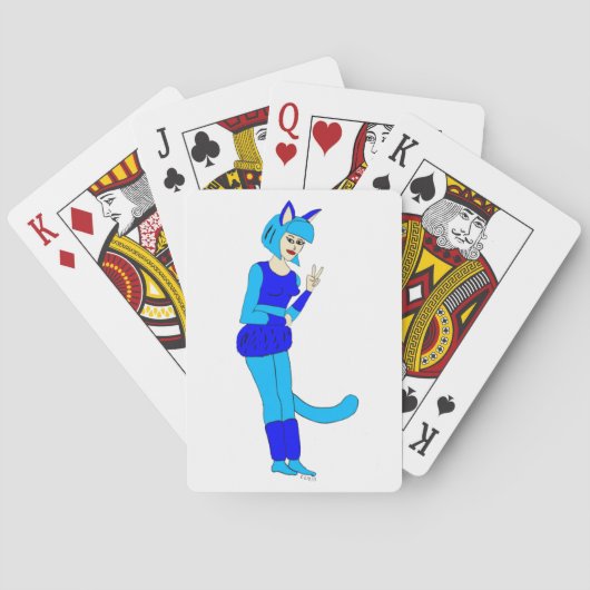 keukenknop pokerkaarten (Achterkant)