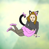 keukenknop raamsticker (Vel 3)