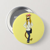 keukenknop ronde button 7,6 cm (Voorkant /achterkant)