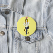 keukenknop ronde button 7,6 cm (In situ)