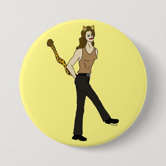 keukenknop ronde button 7,6 cm (Voorkant)