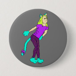 keukenknop ronde button 7,6 cm