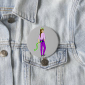 keukenknop ronde button 7,6 cm (In situ)