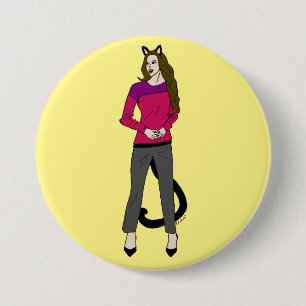 keukenknop ronde button 7,6 cm