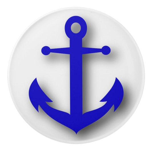 Keukenknop voor buisbevestiging keramische knop (Voorkant)