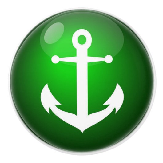 Keukenknop voor buisbevestiging keramische knop (Voorkant)