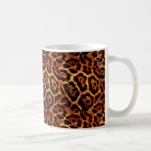 Keukenkoffie-Mok in de dierenafdruk van Leopard Koffiemok (Rechts)