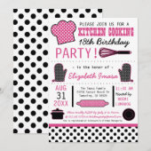 Keukenkookfeest Kaart (Voorkant / Achterkant)