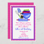 Keukenkookfeestdagen Kaart (Voorkant / Achterkant)