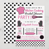 Keukenkookpartij Vrijgezellenfeest Kaart (Voorkant / Achterkant)