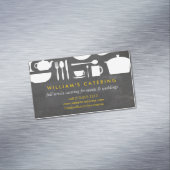 Keukenkraakbeen op Chalkboard Magnetic Visitekaartje Magneet (Voorbeeld)