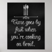 Keukenkrijt, prints, karton poster (Voorkant)