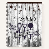 Keukenkronieken: een rustiek recept notitieboek (Voorkant)