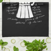 Keukenkunst Italiaanse Espresso koffiemoka pot Theedoek (Gevouwen)