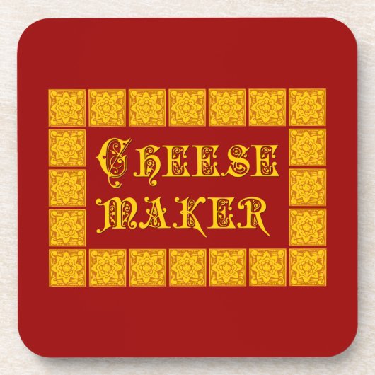  Keukenkunst met kaasmaker Drankjes Onderzetter (Voorkant)