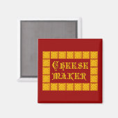  Keukenkunst met kaasmaker Magneet (Voorkant / Achterkant)