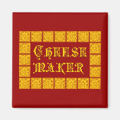  Keukenkunst met kaasmaker Magneet (Voorkant)