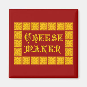 Keukenkunst met kaasmaker Magneet