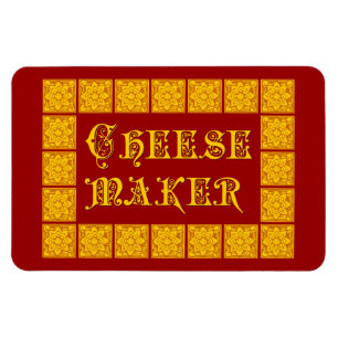 Keukenkunst met kaasmaker Magneet