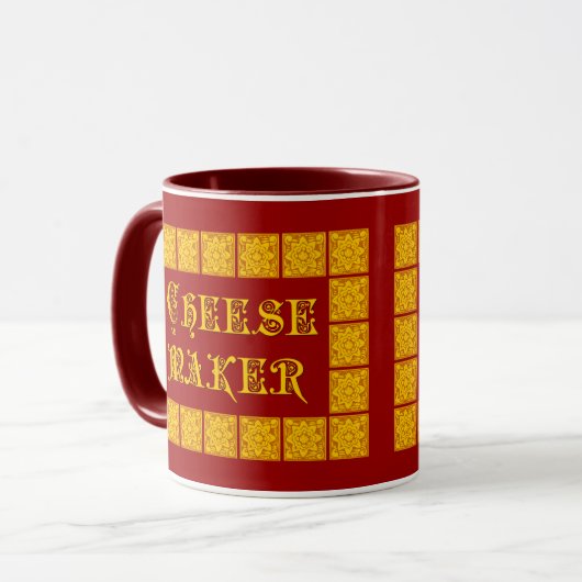  Keukenkunst met kaasmaker Mok (Voorkant links)