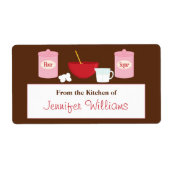  keukenlabels etiket (Voorkant)