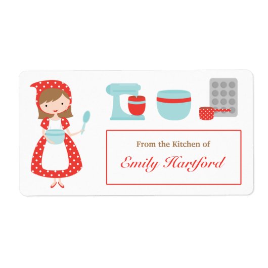  keukenlabels etiket (Voorkant)