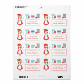  keukenlabels etiket (Full Sheet)