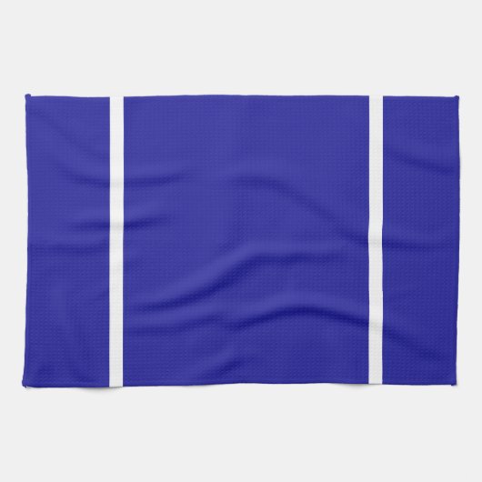 Keukenlinnen Deep Blue White Stripe Theedoek (Horizontaal)