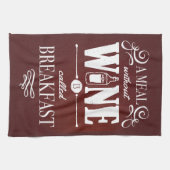 Keukenmaaltijd zonder wijn theedoek (Horizontaal)