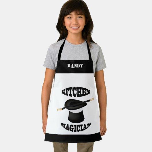 Keukenmagiër Chef Cook - Aangepast Kind Schort (Insitu)