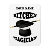 Keukenmagiër Chef Cook Custom Photo Magnet Magneet (Verticaal)