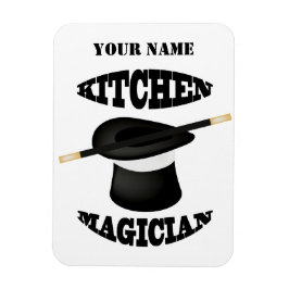 Keukenmagiër Chef Cook Custom Photo Magnet Magneet