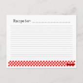 Keukenmagiër-kaart voor aangepaste retro briefkaart (Achterkant)