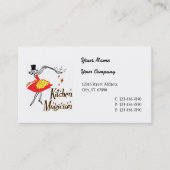 Keukenmagisch Visitekaartje van het Retro (Voorkant)