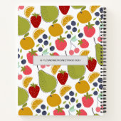 Keukenmagische gepersonaliseerde fruitrecepten notitieboek (Achterkant)