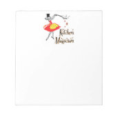 Keukenmagische retrorecooking notitieblok (Voorkant)