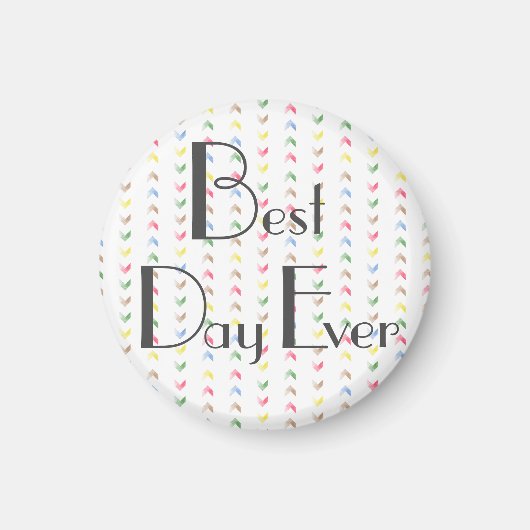 Keukenmagneet | Beste dag ooit fotohouder Magneet (Voorkant)