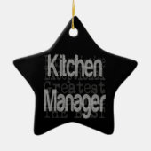 Keukenmanager Extraordinaire Keramisch Ornament (Voorkant)